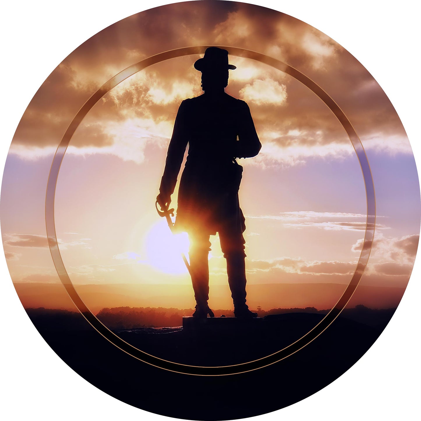 Warren Sunburst Photo Magnet