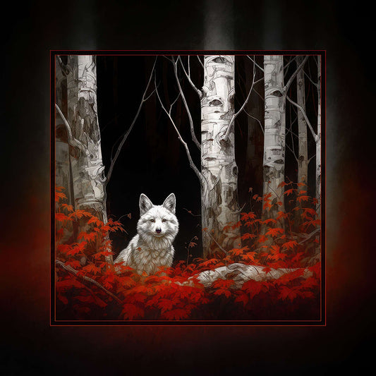 White-Wolf-in-Birches