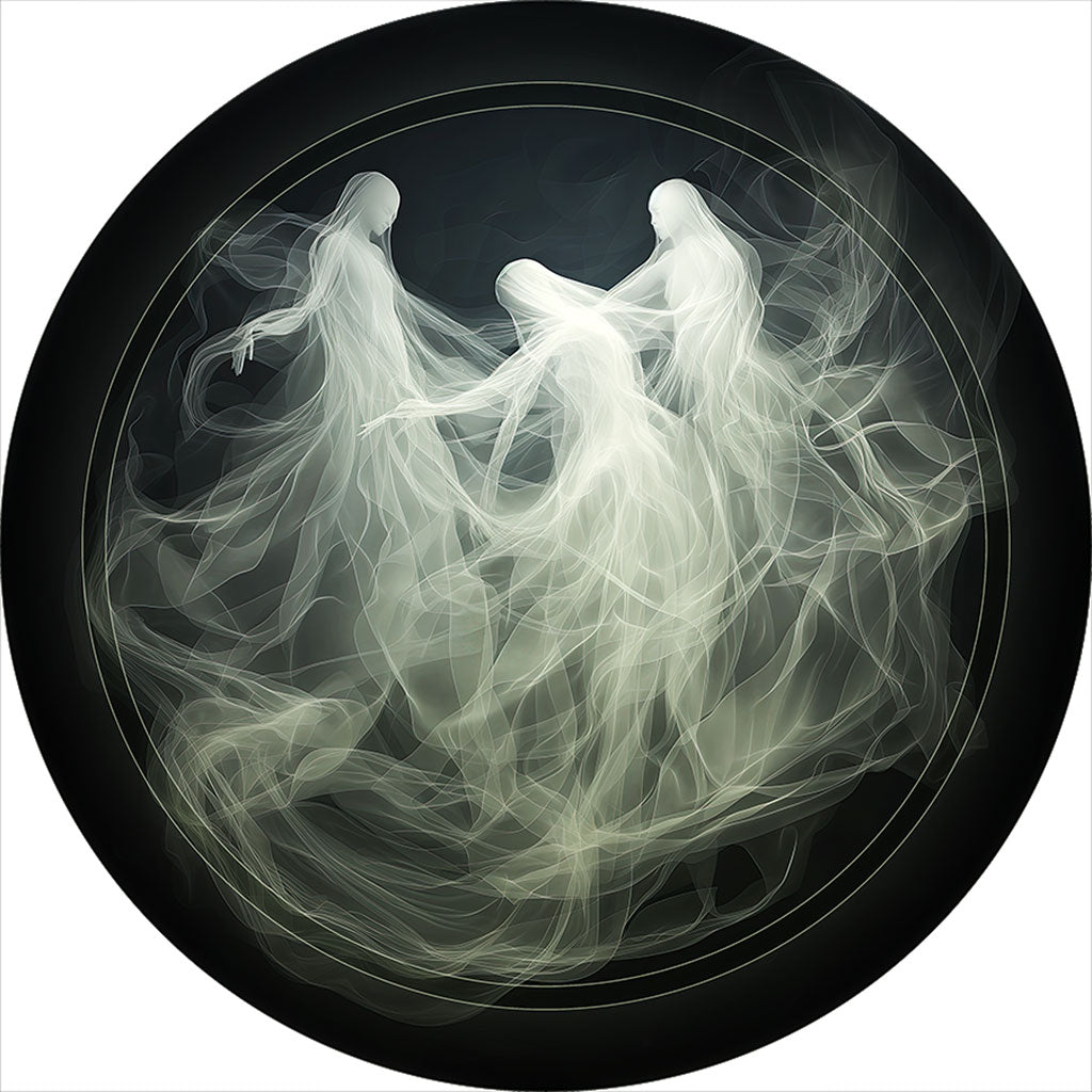 Fantasy magnets - three fates.