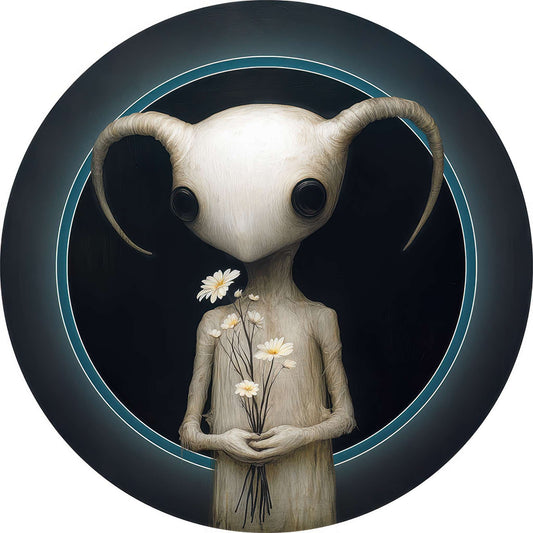 Lucette with Flowers