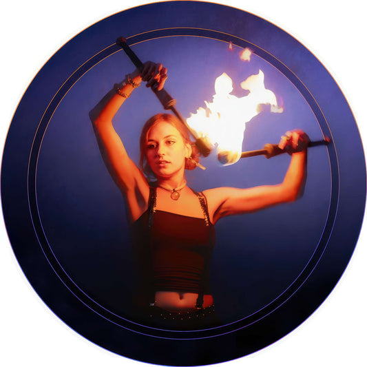 RP0007_playing-with-fire Photo Magnet