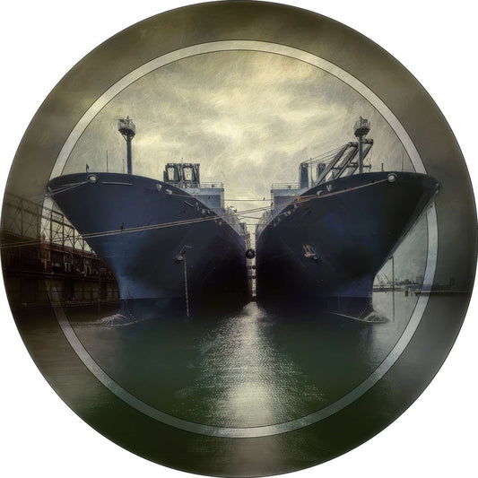RP0017_a-tale-of-two-ships Photo Magnet
