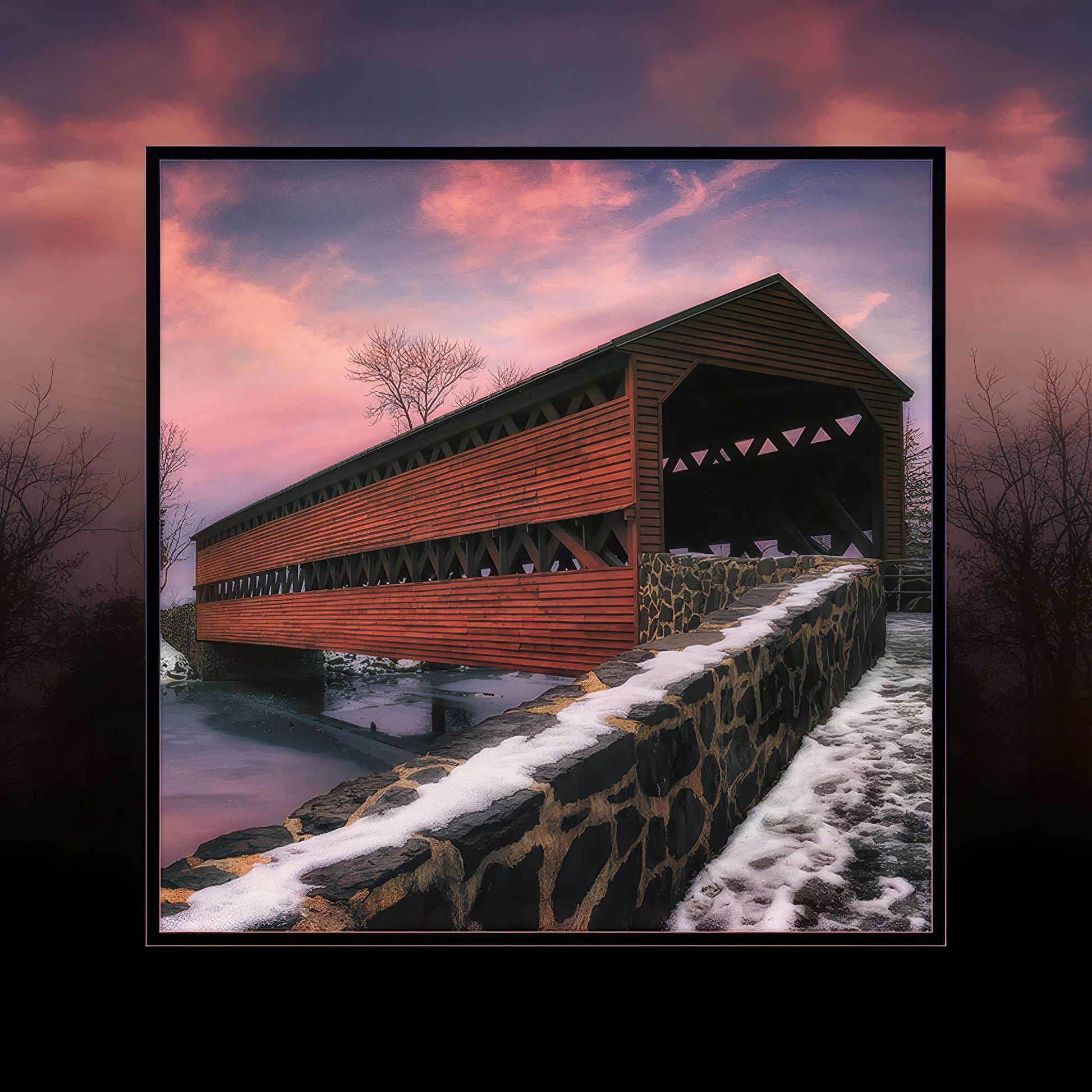 Sachs Bridge in Winter