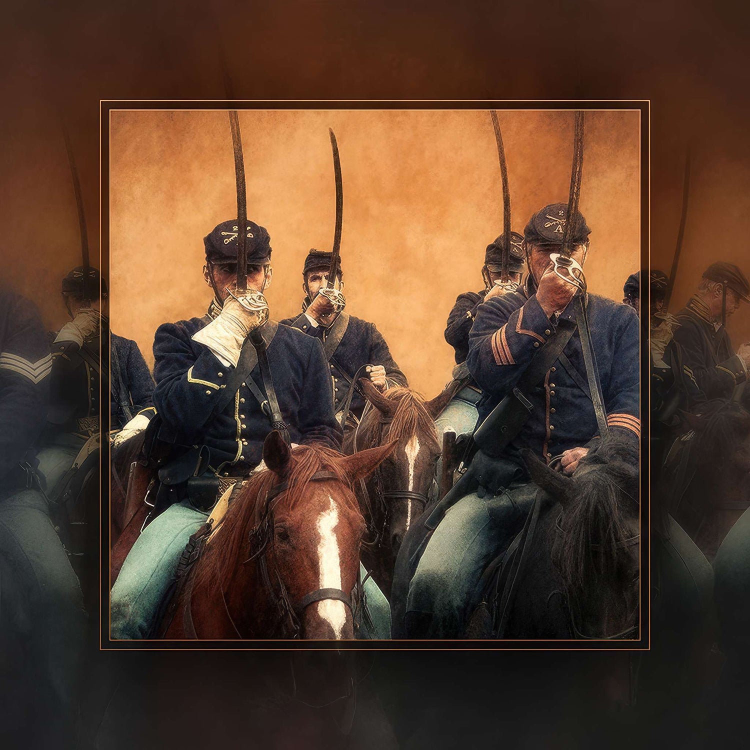 Cavalry Salute Photo Magnet