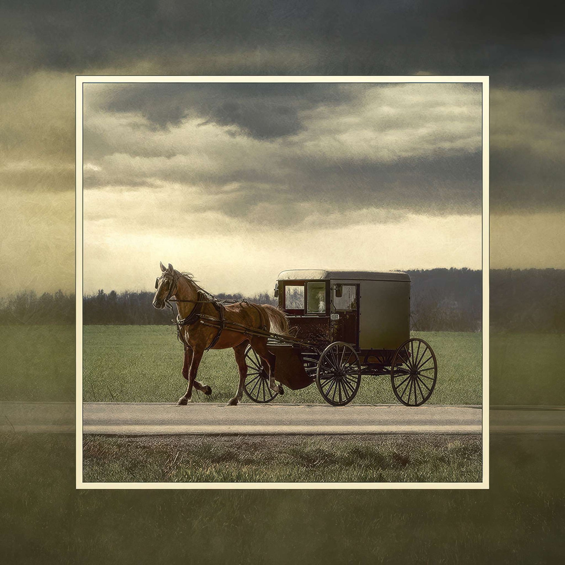 Heading Home Before the Storm Photo Magnet